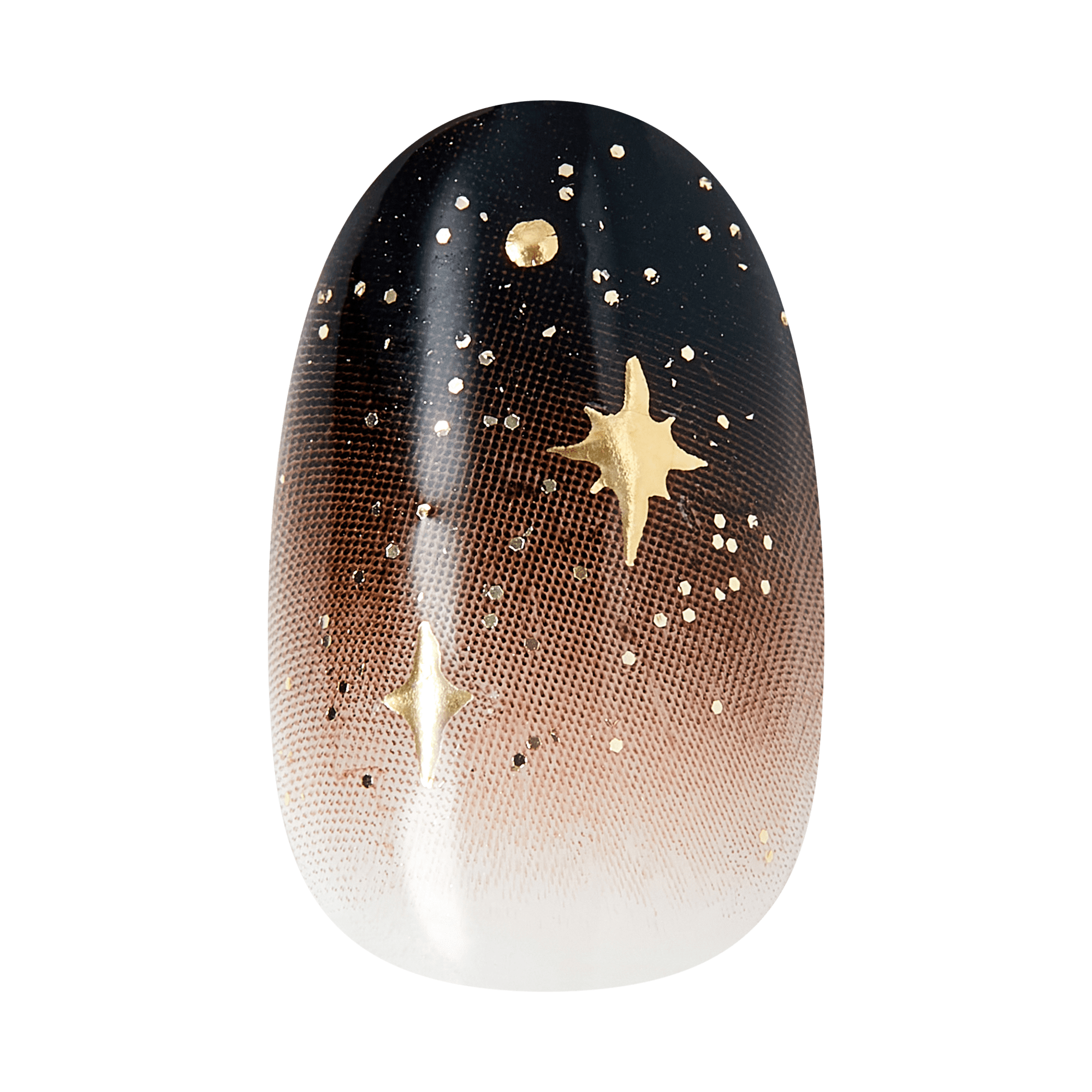 Impress Design No Glue Fake Press On Nails - Corporate Girl | Design, Black, Short, Oval, Manicure