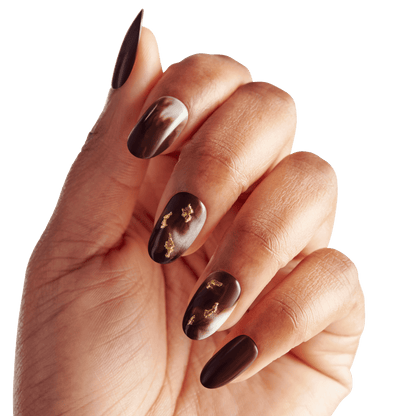 imPRESS Design Press On Nails - Golden Mocha