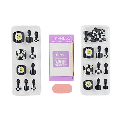 imPRESS Design Press On Pedicure - Cool It Down