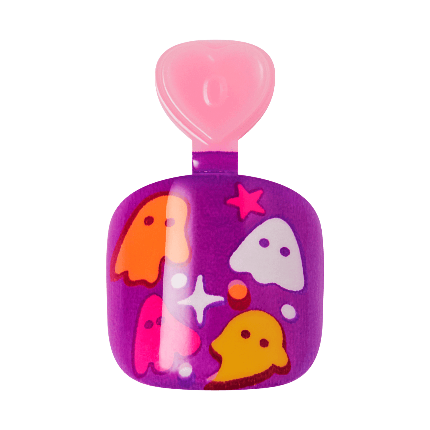 Impress Kids Halloween No Glue Fake Press On Nails - Spookz | Design, Multicolor, Kids, Squoval, Glow In The Dark, Manicure
