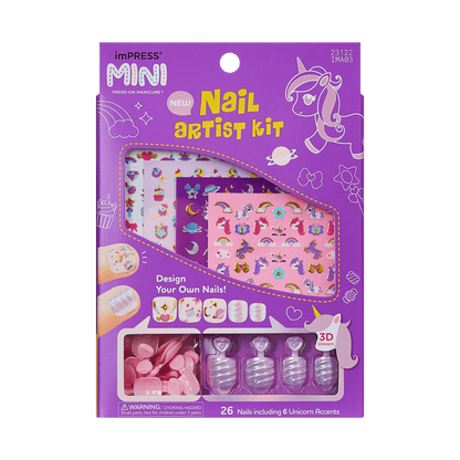 imPRESS Mini Nail Artist Kit Press On Nails - Unicorn Dream
