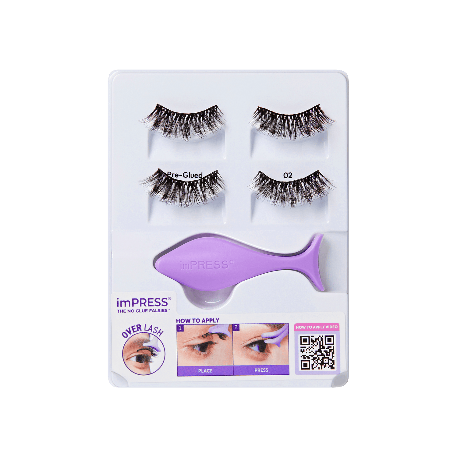 imPRESS Falsies Pre-Glued Strip Lashes Kit - Classic Volume