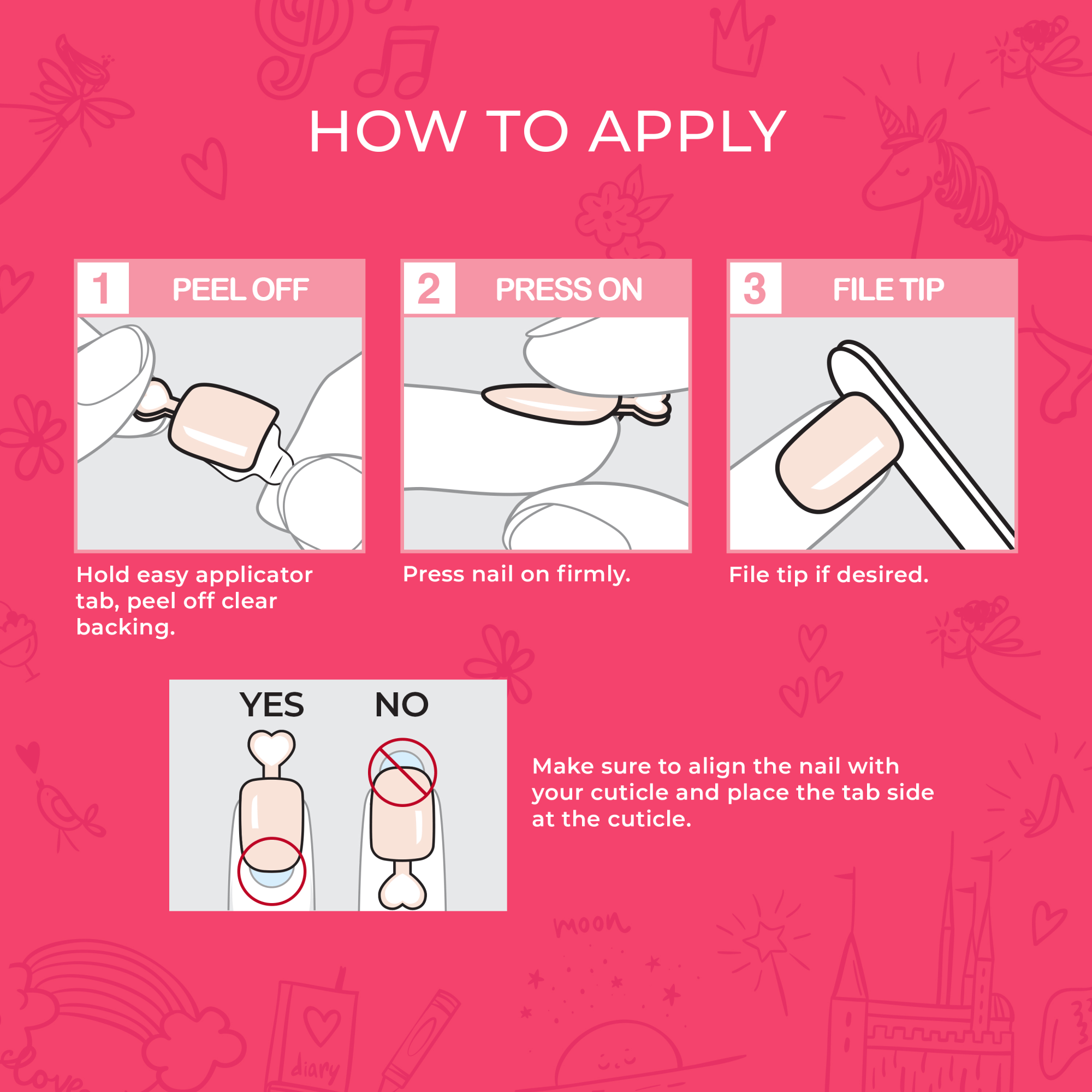 Impress Kids Press On Nails - Fairy Sparkle