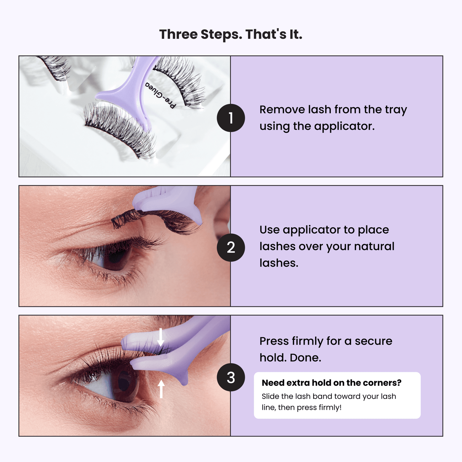 imPRESS Falsies Pre-Glued Strip Lashes Kit - Classic Volume