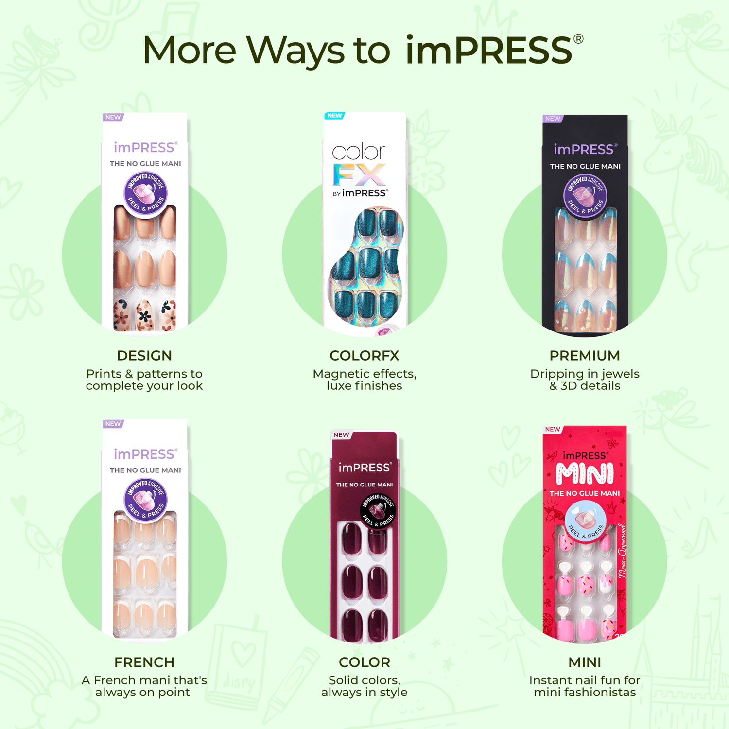 imPRESS Kids Press On Nails - Hop &amp; Joy