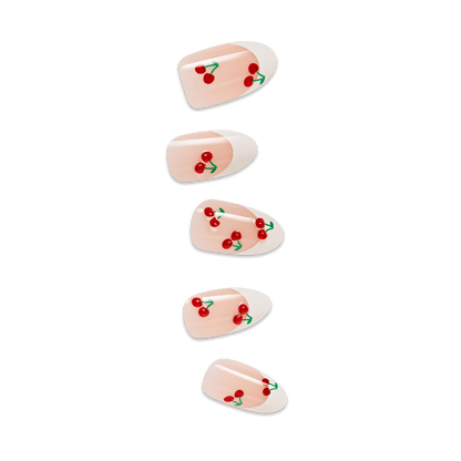 imPRRESS nail chips with cherry french tip design