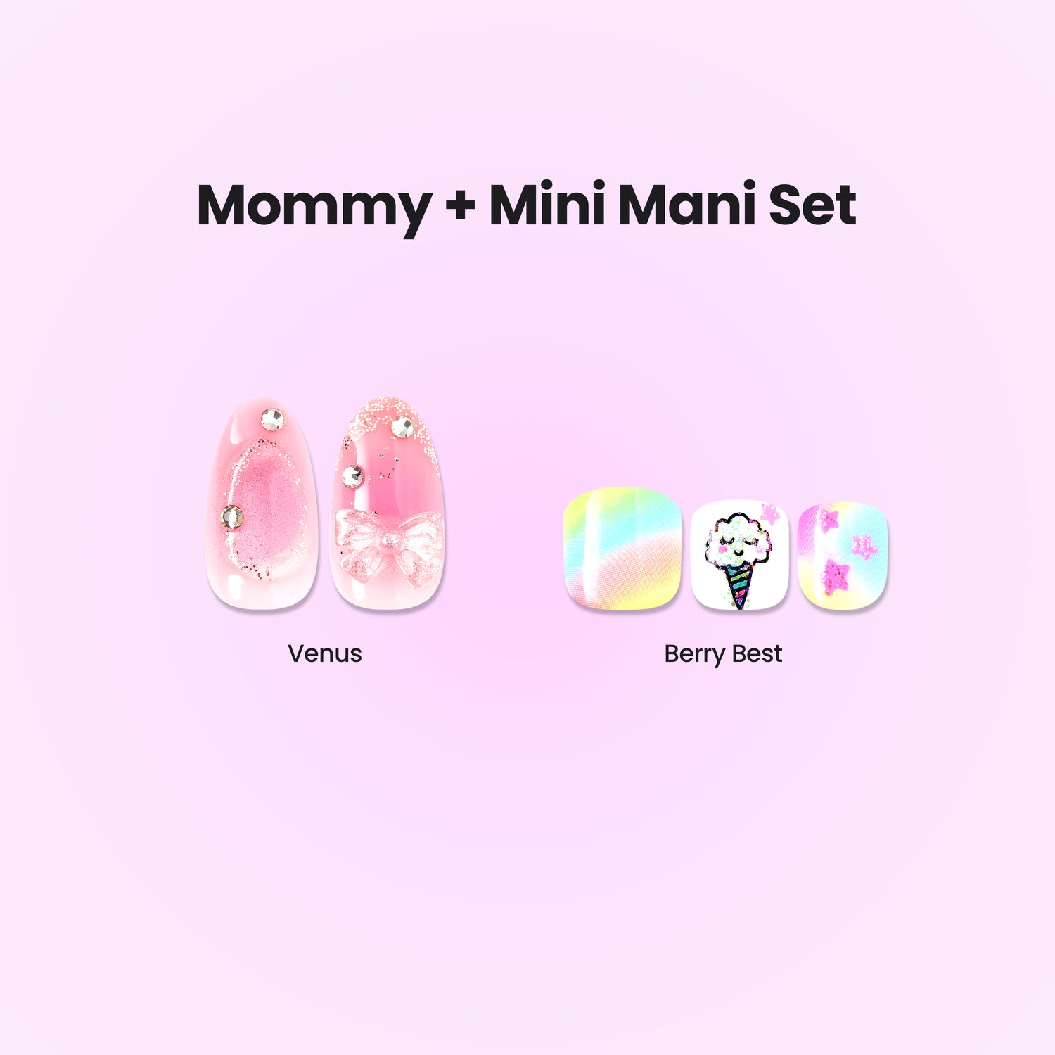 Impress Press On Mani Bundle - Mommy + Mini Mani Set