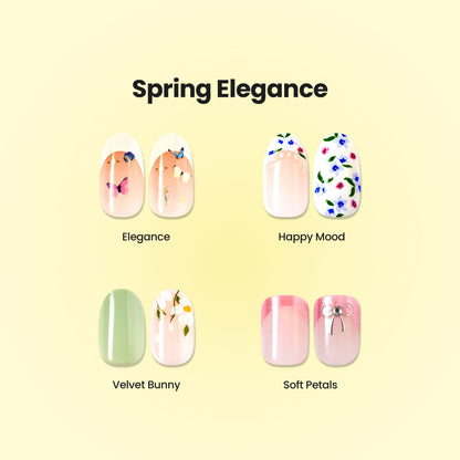imPRESS Design Press On Mani Bundle - Spring Elegance