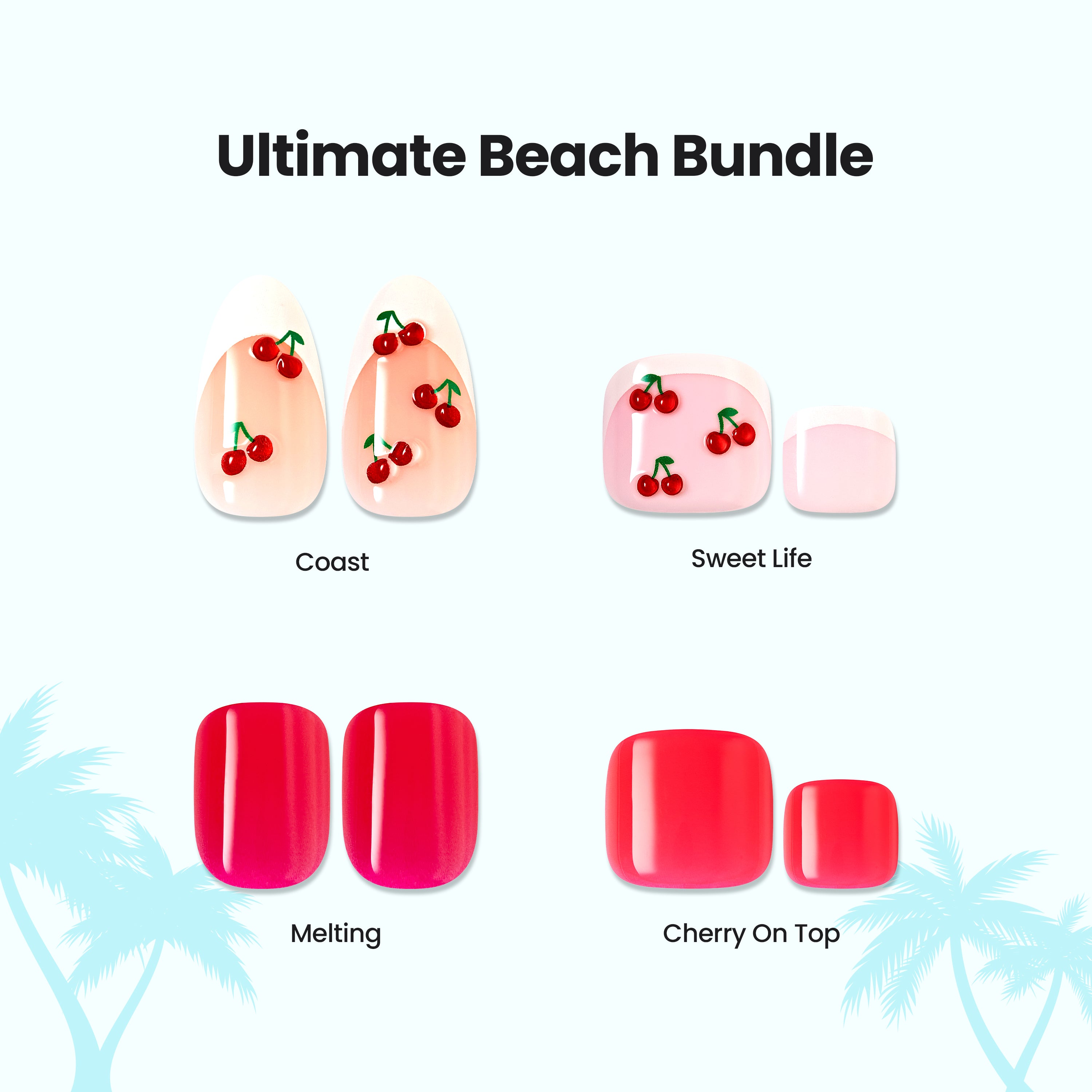Impress Press On Mani &amp; Pedi Bundle - Ultimate Beach Bundle