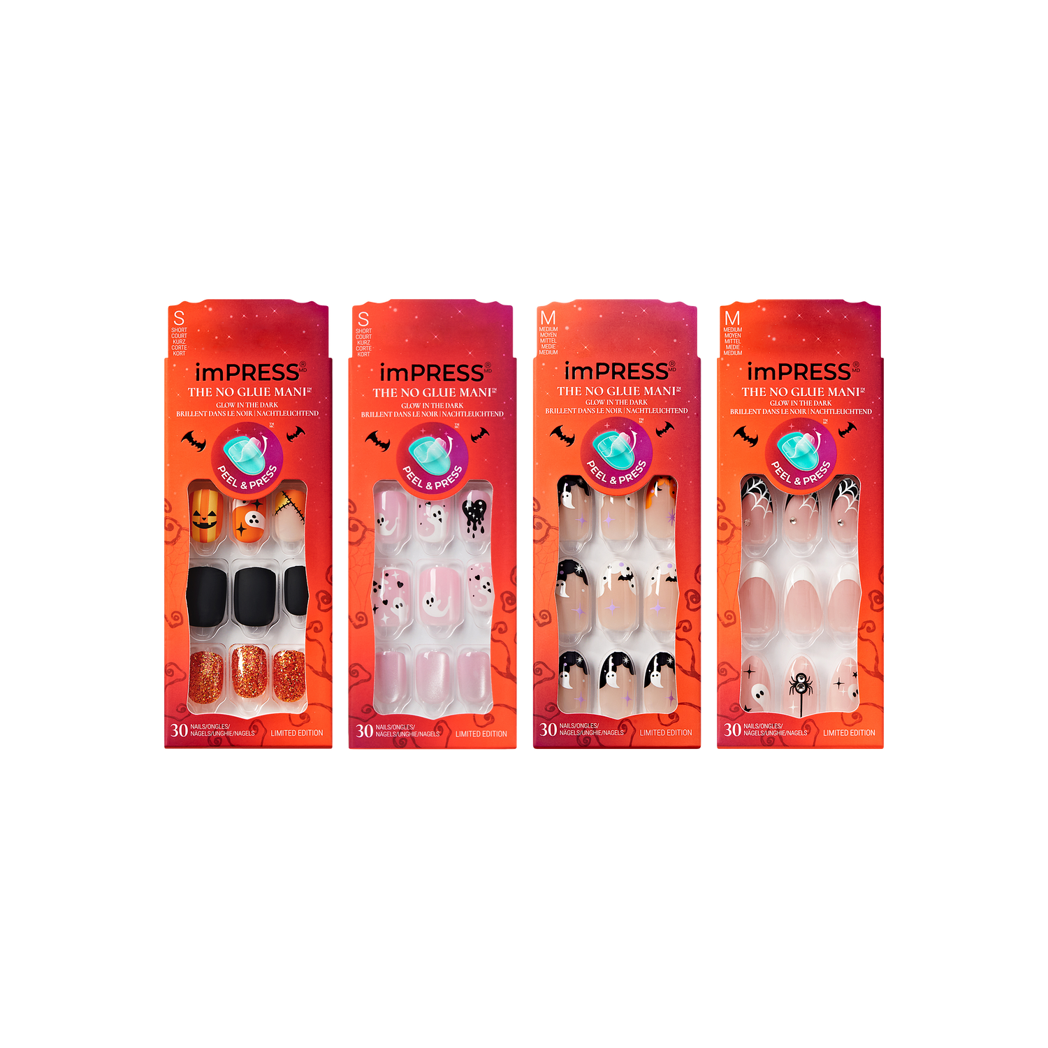 imPRESS Design Press On Nails Halloween Bundle - Boo-tiful Best Sellers