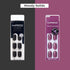 imPRESS Color press-on nails in black matte and burgundy shades, 30 nails each.