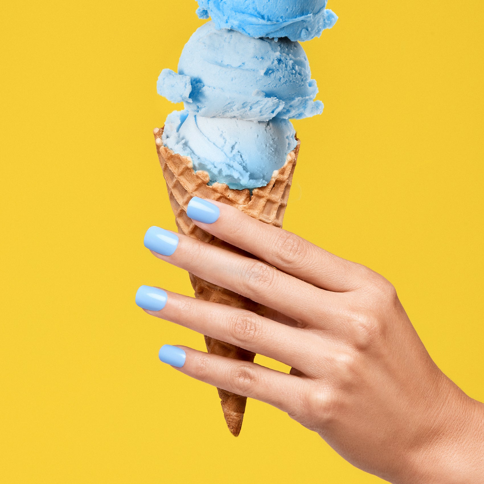 imPRESS Color Press On Nails - Baby why so Blue