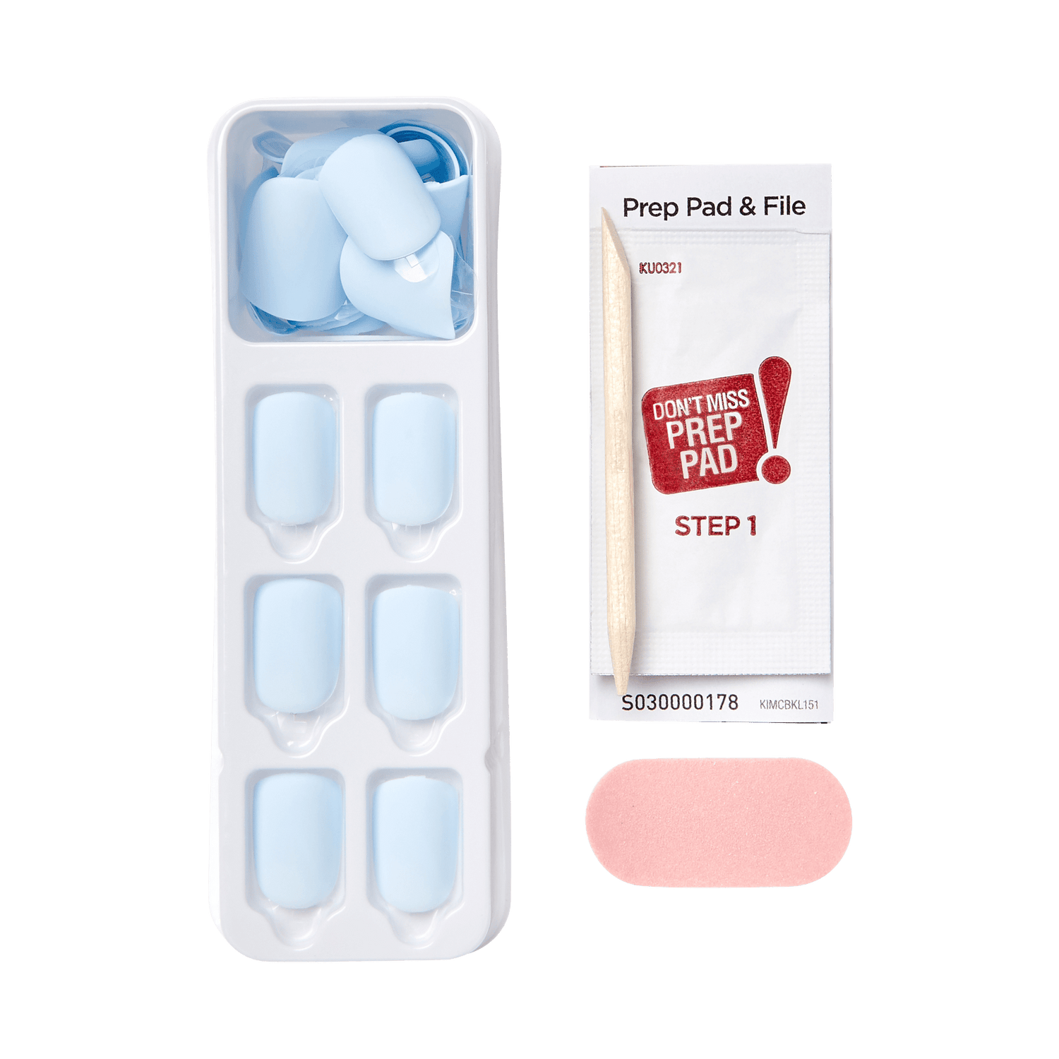 imPRESS Color Press On Nails - Blue Sky