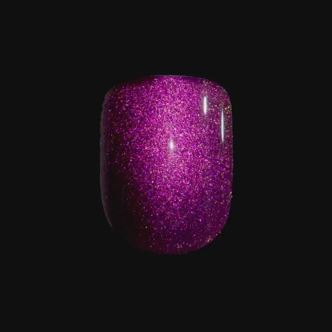 colorFX by Impress No Glue Fake Press On Nails - Levels | Solid, Pink, Short, Squoval, Manicure