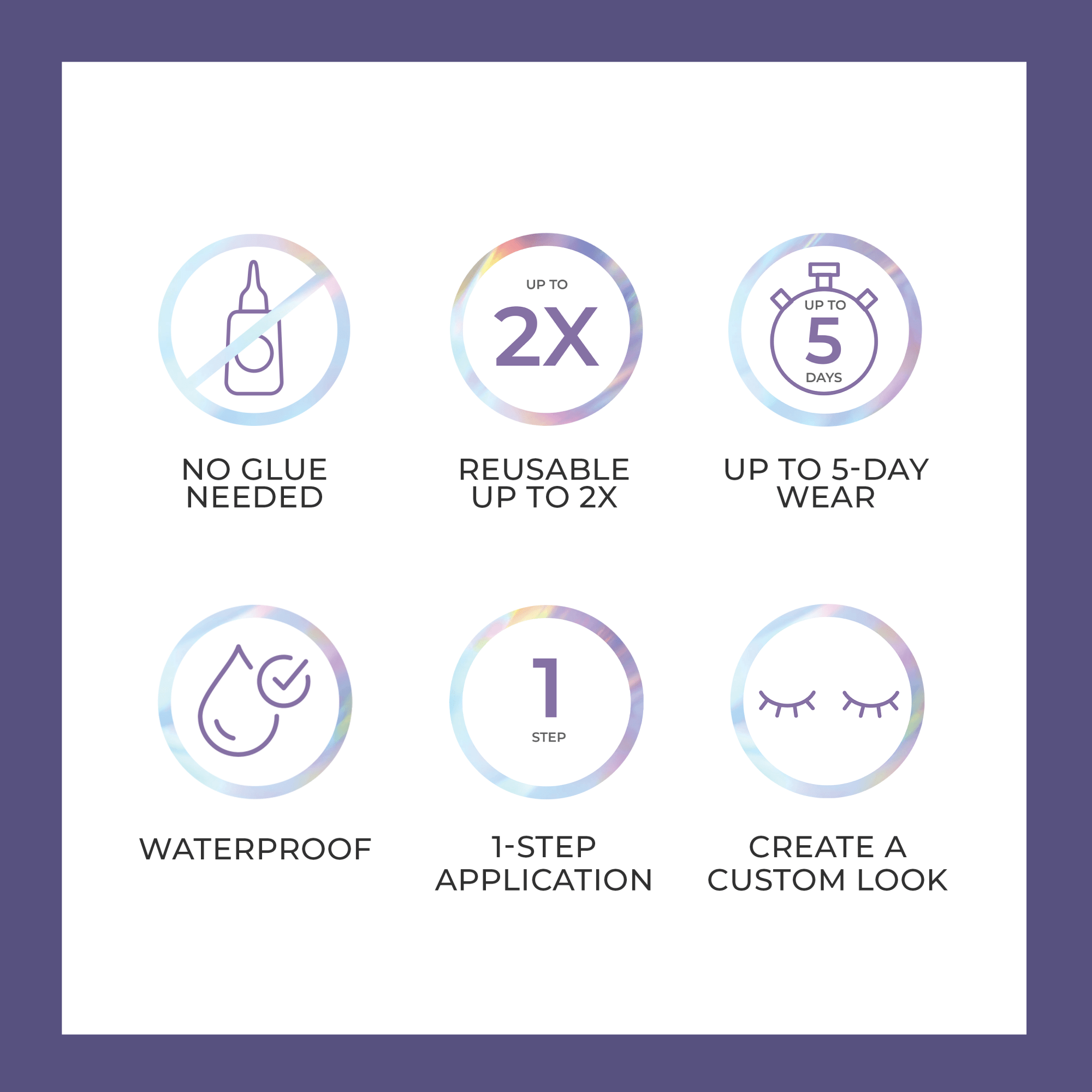 imPRESS Falsies Long Lasting Pre-Glued Lash Clusters Kit - Demi Wispy