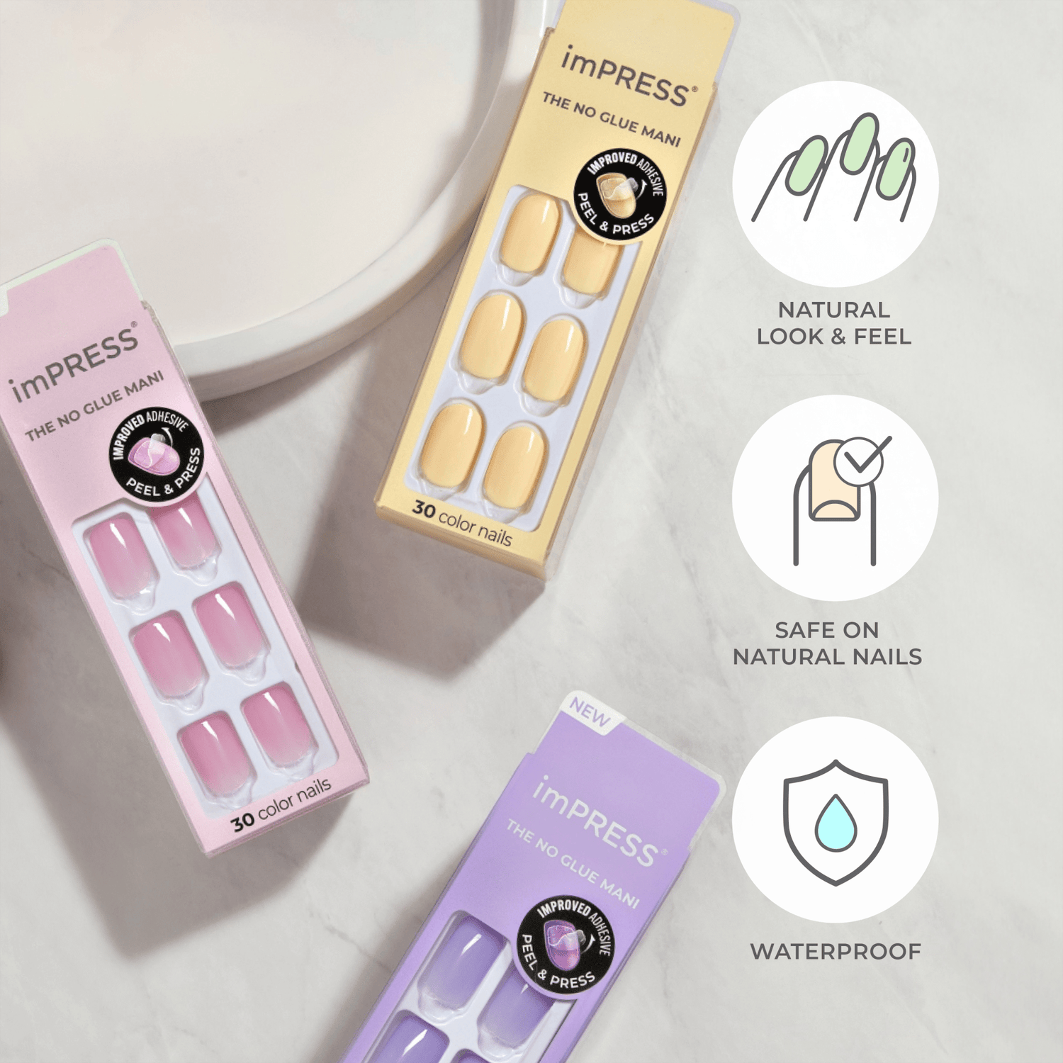 imPRESS Color Press On Nails - Breezy