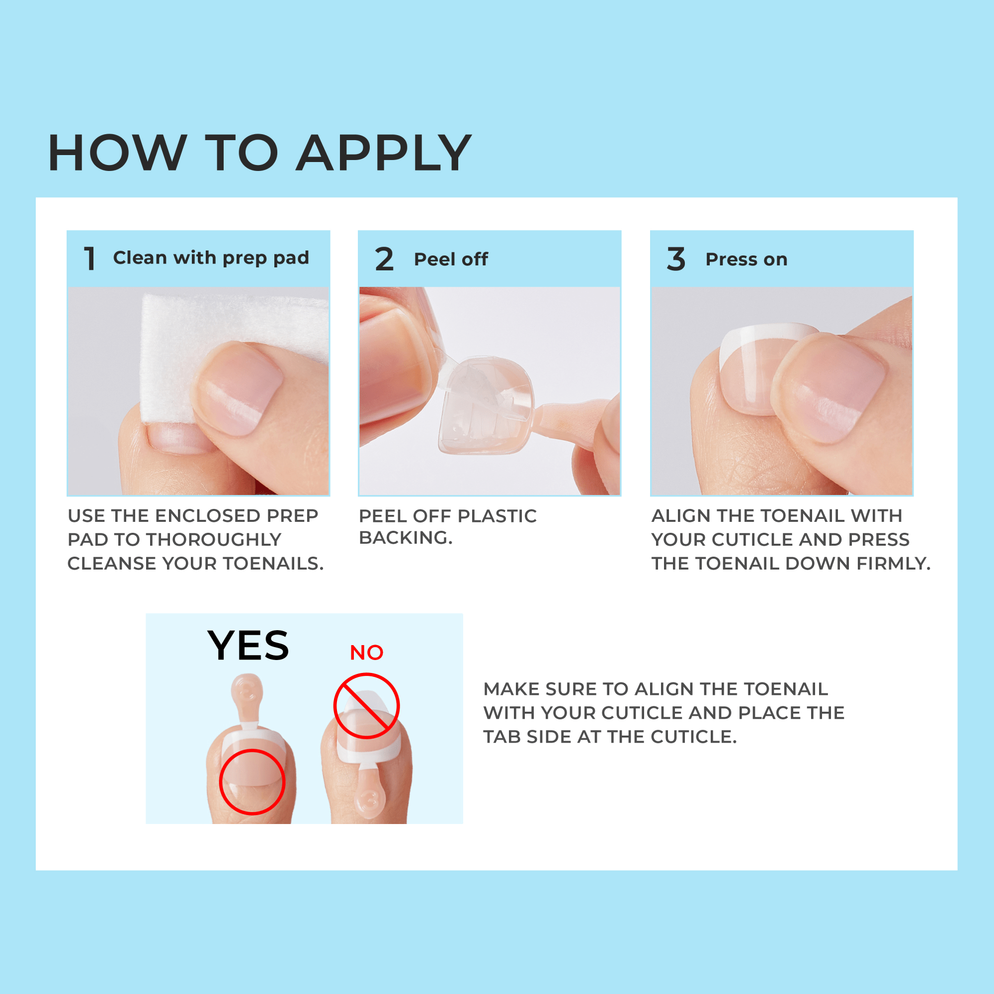 imPRESS Design Press On Pedicure - Cool It Down