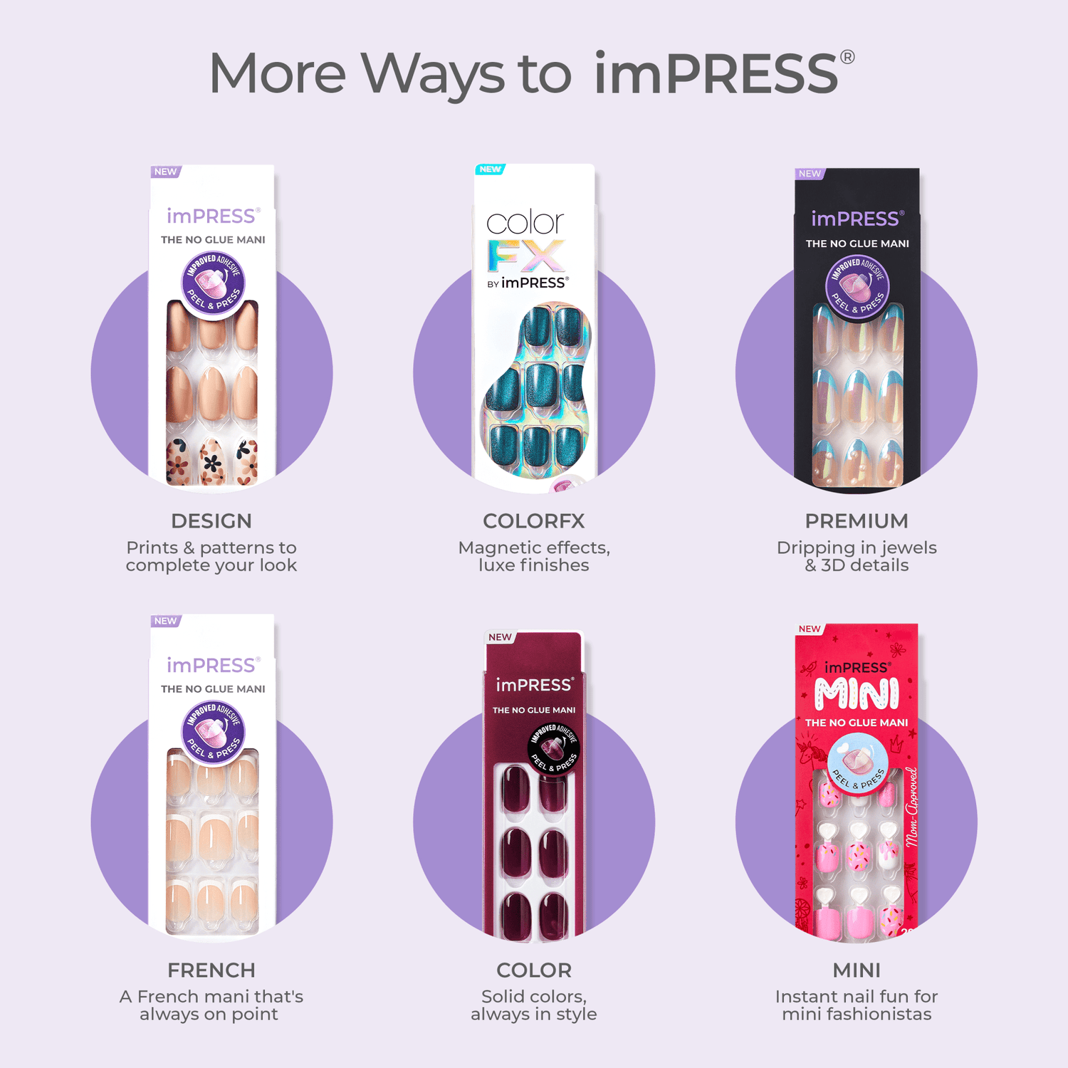 colorFX by imPRESS Press On Nails - Velvet Romance