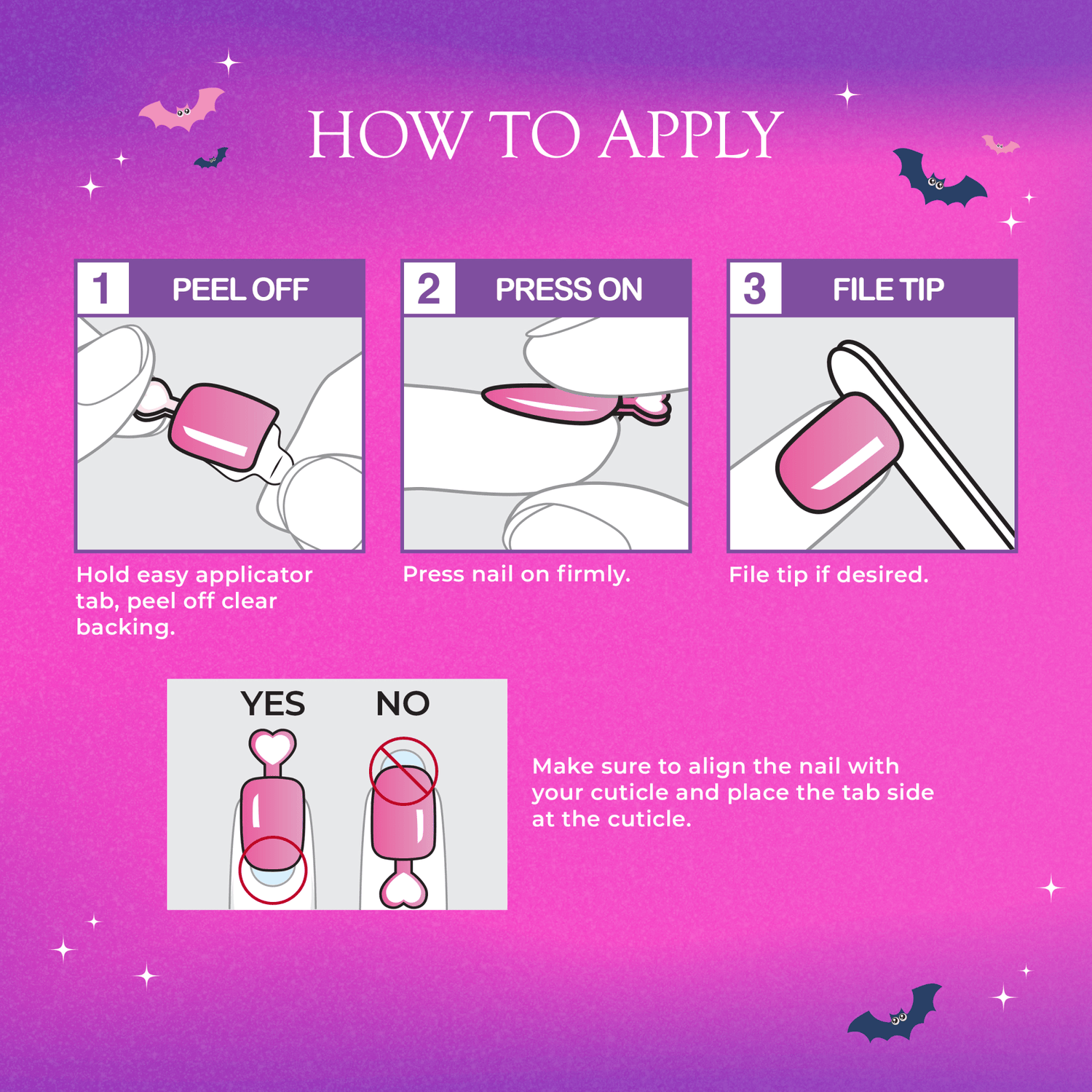 Impress Kids Halloween No Glue Fake Press On Nails - Spookz | Design, Multicolor, Kids, Squoval, Glow In The Dark, Manicure